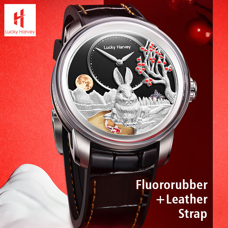 【Limited Edition 588pcs】Silver Rabbit Automatic Watch Chinese New Year