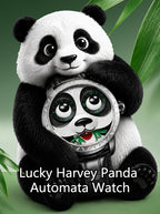 Lucky Harvey 2026 Panda Eat Bamboo Automata Watch
