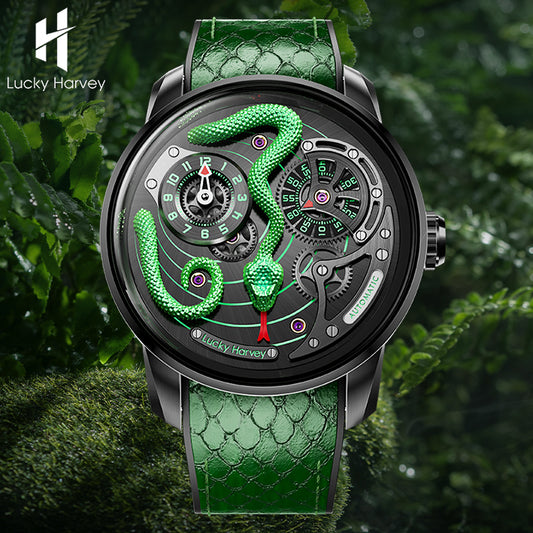lucky harvey snake watch Product front view