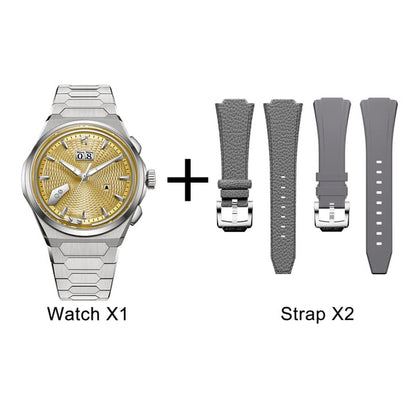【Contact Customer Service】Wheat Ear Pattern Grade 5 Titanium Guilloché Chiming Watch 2.0