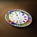 Lucky Harvey White Slot Machine Roulette Watch With Gemstone Hour Markers – Limited Edition of 100