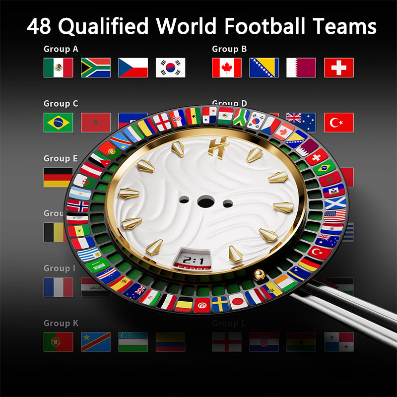 Lucky Harvey 2026 Soccer Roulette Watch – Limited Edition of 100