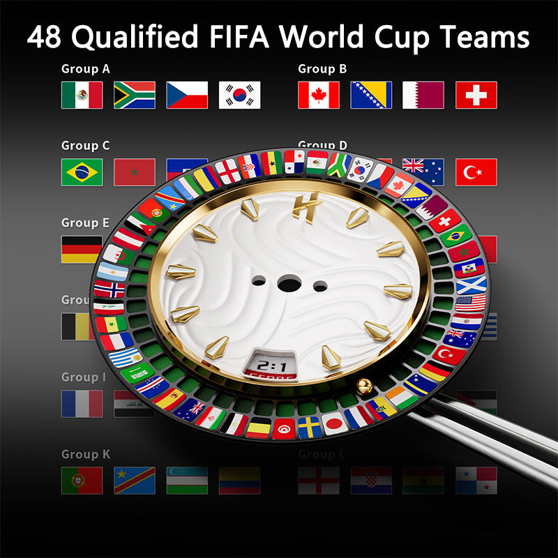 Lucky Harvey 2026 Soccer Roulette Watch – Limited Edition of 100