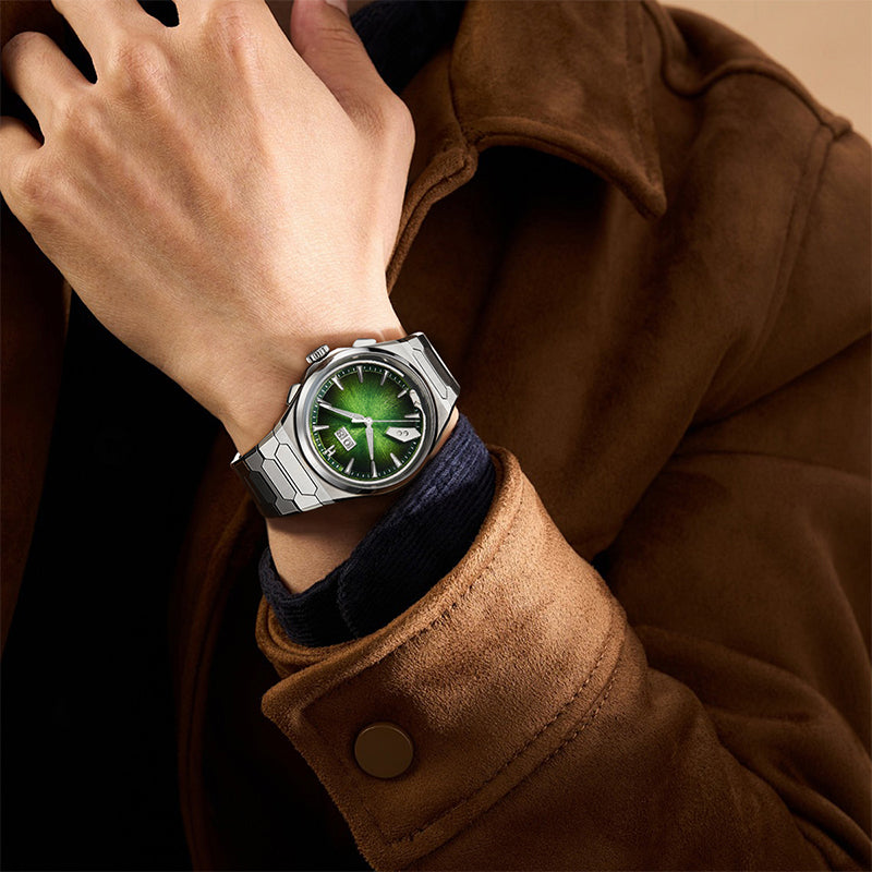 Lucky Harvey Chiming Watch 2.0 Hand-Engraved Blue Brushed Dial Grade 5 Titanium Wristwatch – Limited Edition of 100