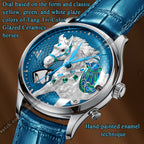 Lucky Harvey 2026 Blue Horse Chiming Automaton Grade 5 Titanium Alloy Watch  - Limited Edition of 100