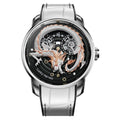 White Dragon Automata Watch 999 Gold Bead Luminous Lucky Harvey