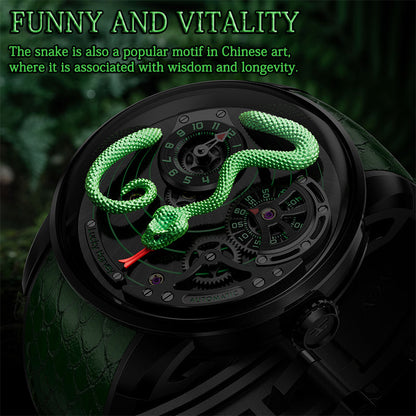 FUNNY AND VITALITY The snake is also a popular motif in Chinese art, where it is associated with wisdom and longevity.