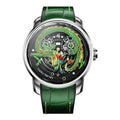 Green Dragon Automatic Watch Spit out Gold Bead Luminous Lucky Harvey