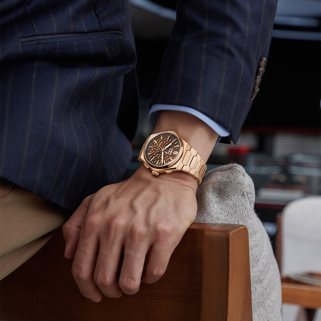 【Limited Edition 300pcs】Hammer Dial Big Date Automatic Winding Chiming Watch Lucky Harvey