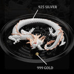 White Dragon Automata Watch 999 Gold Bead Luminous Lucky Harvey