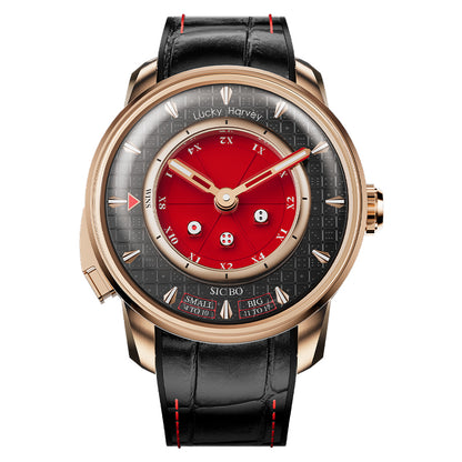 Player Series Red Sic Bo Automatic Watch Lucky Harvey