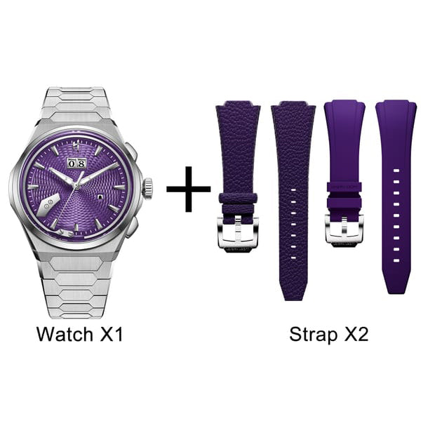 【Contact Customer Service】Wheat Ear Pattern Grade 5 Titanium Guilloché Chiming Watch 2.0
