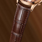 Lucky Harvey 2026 Gold Brown Horse Chiming Automaton Grade 5 Titanium Alloy Watch  - Limited Edition of 100