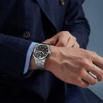 【Limited Edition 300pcs】Hammer Dial Big Date Automatic Winding Black Chiming Watch Lucky Harvey