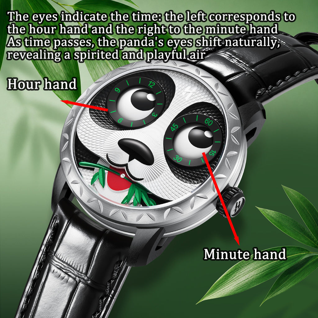 Lucky Harvey 2026 Panda Eat Bamboo Automata Watch