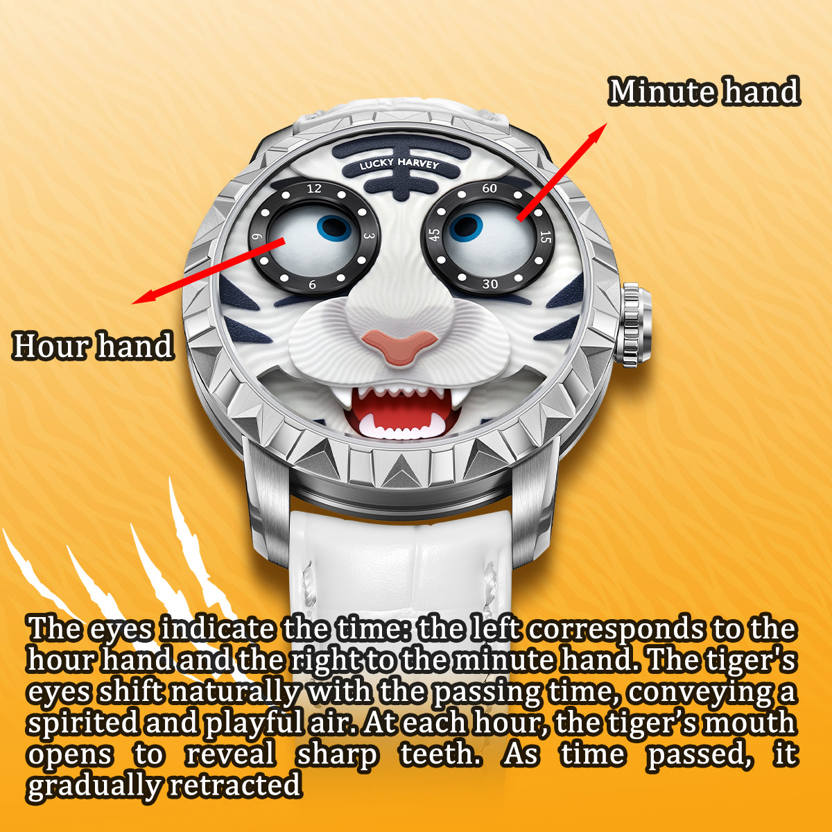 Lucky Harvey 2026 New Tiger Automata Watch 40mm