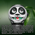 Lucky Harvey 2026 Panda Eat Bamboo Automata Watch