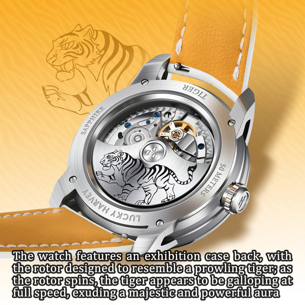Lucky Harvey 2026 New Tiger Automata Watch 40mm