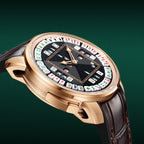 Lucky Harvey Mahjong Game Wheel Automatic Winding WristWatch