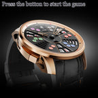 Montre automatique de poker à trois cartes en or de la série Player de Lucky Harvey