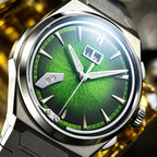 Lucky Harvey Chiming Watch 2.0 Hand-Engraved Blue Brushed Dial Grade 5 Titanium Wristwatch – Limited Edition of 100