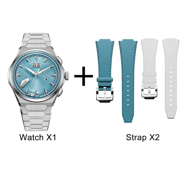 【Contact Customer Service】Wheat Ear Pattern Grade 5 Titanium Guilloché Chiming Watch 2.0