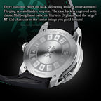 Lucky Harvey Mahjong Game Wheel Automatic Winding WristWatch