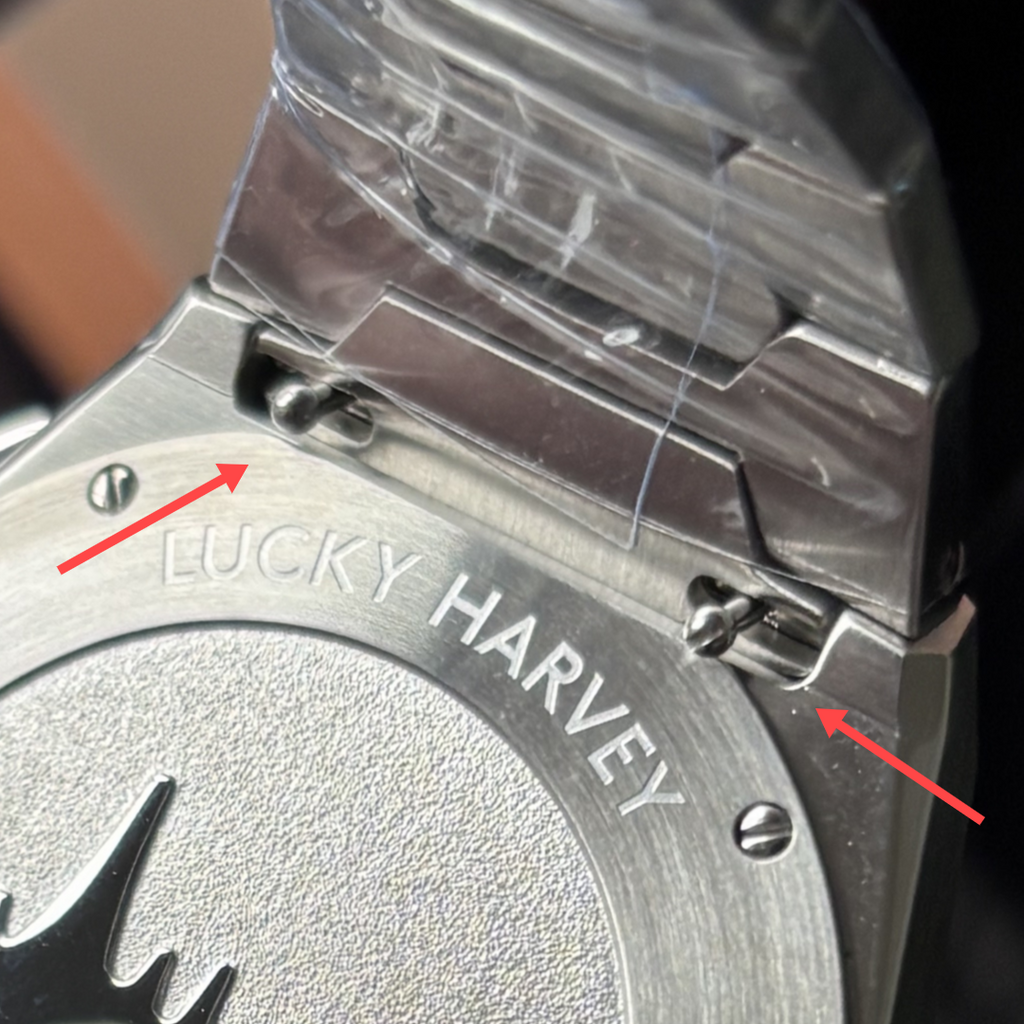 Lucky Harvey Chiming Watch 1.0 Quick Release Replacement Genuine Leather Strap