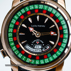 Lucky Harvey European Roulette Casino Watch with 18K Gold Ball – Automatic Mechanical Luxury Watch