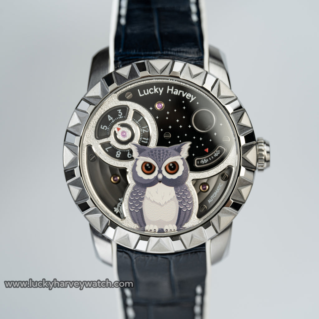 Owl Automatic New Watch Luminous Dial Lucky Harvey