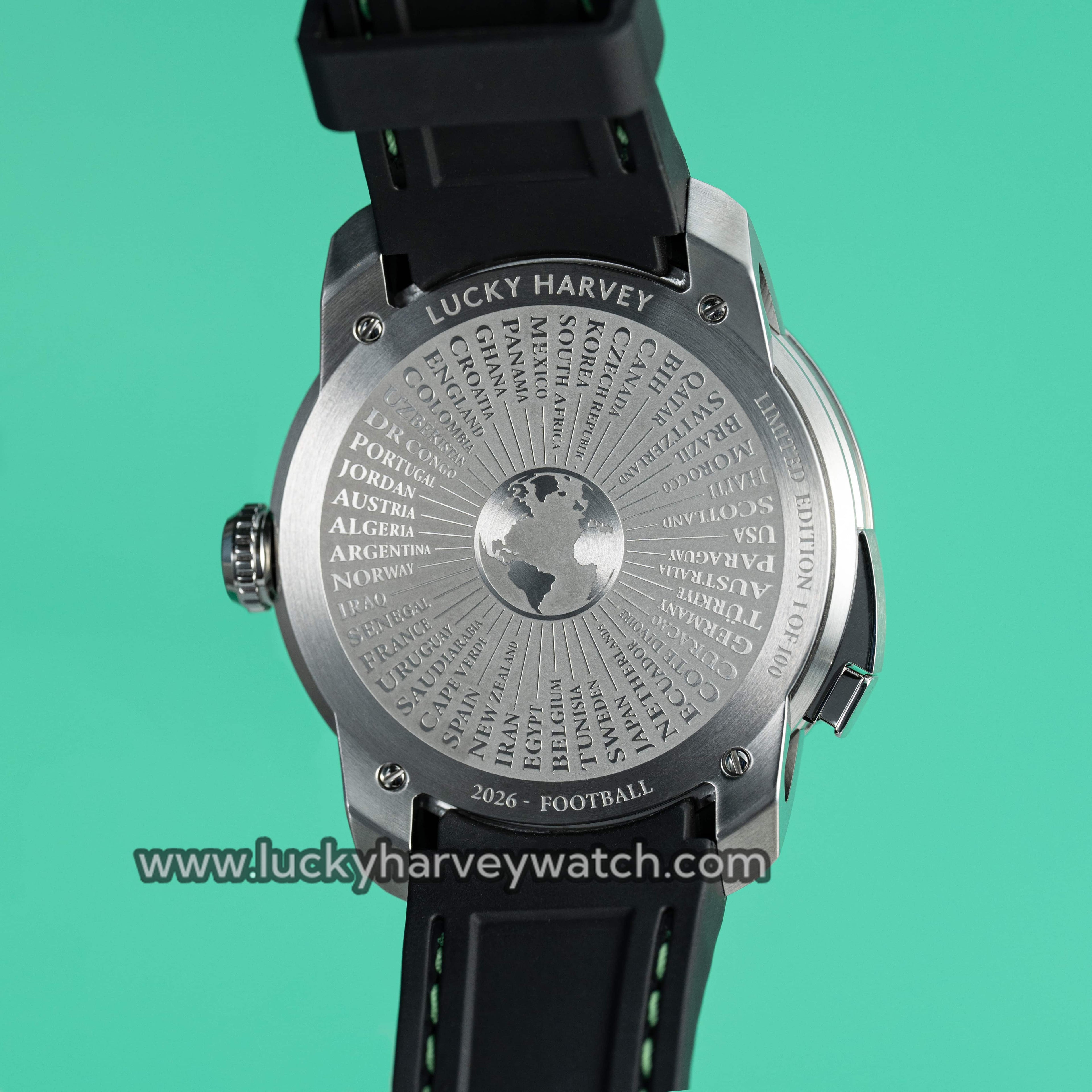 Lucky Harvey 2026 Soccer Roulette Watch – Limited Edition of 100