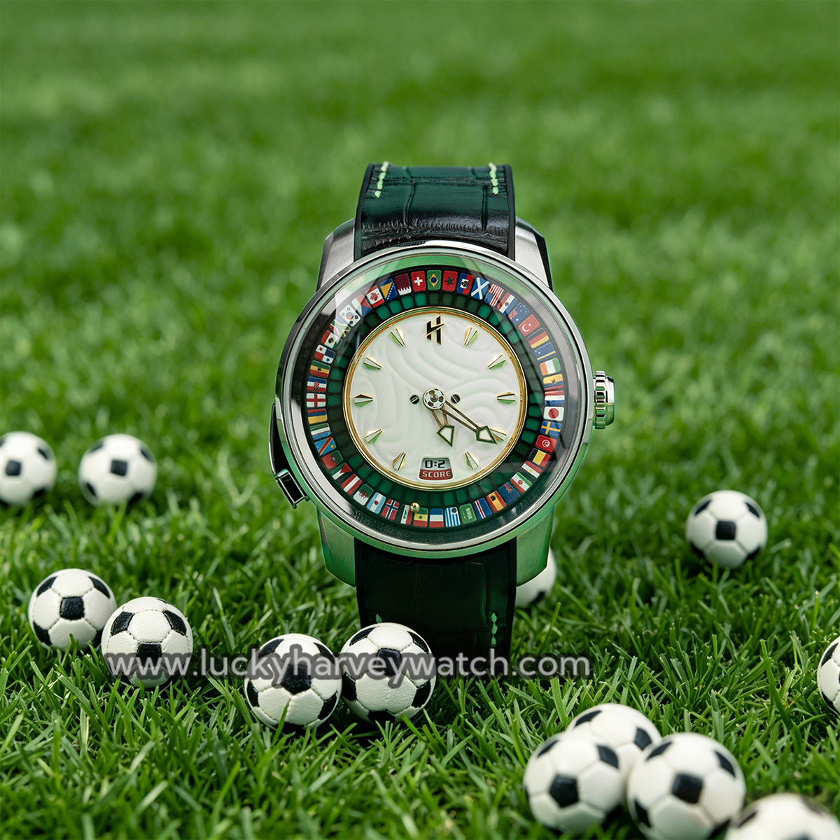 Lucky Harvey 2026 Soccer Roulette Watch – Limited Edition of 100