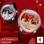 lucky harvey black and red color