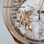 Lucky Harvey Genghis Khan Watch Rose Gold Archery - Genghis Khan