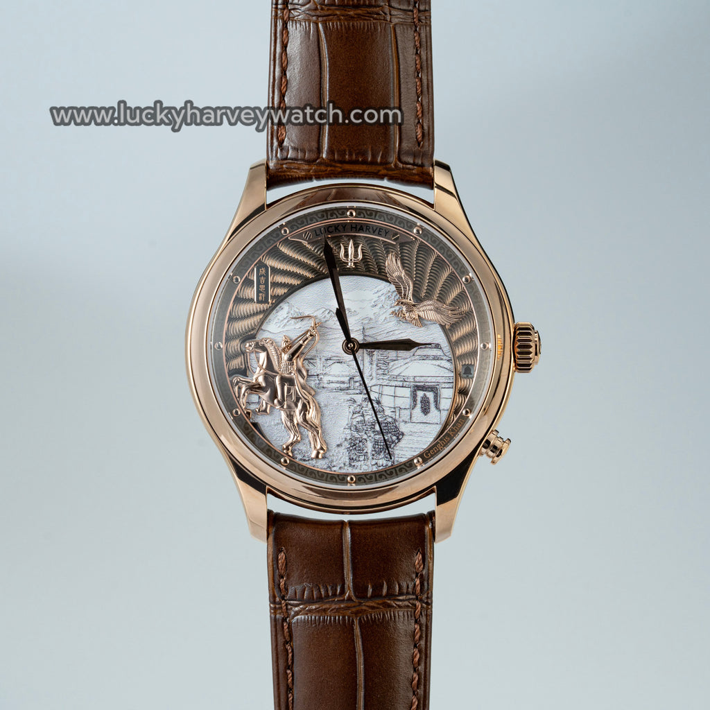 Lucky Harvey Genghis Khan Watch front view