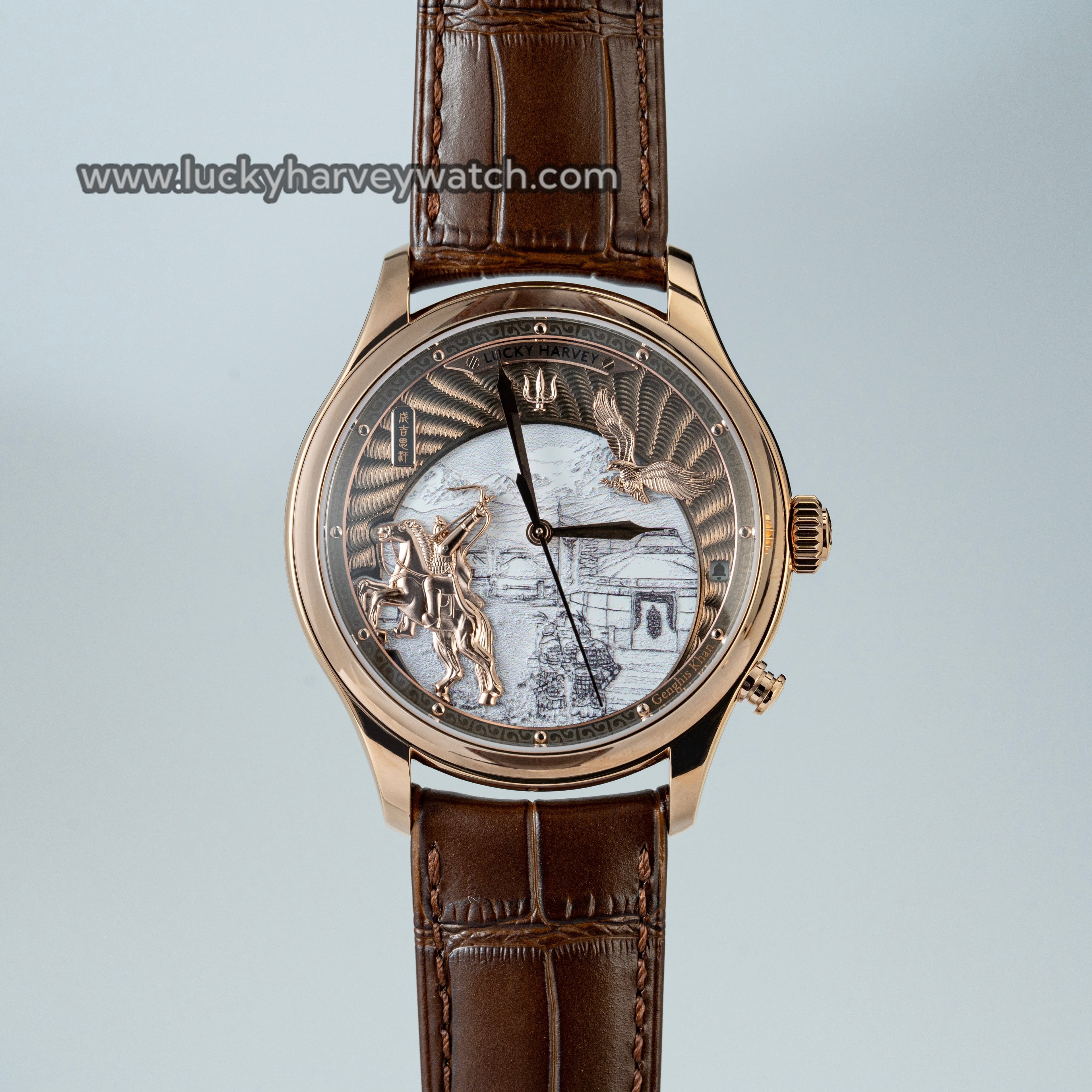 Lucky Harvey Genghis Khan Watch front view