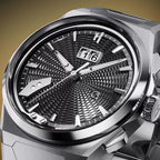 【Limited Edition 50pcs】Wheat Ear Pattern Grade 5 Titanium Black Guilloché Chiming Watch 2.0