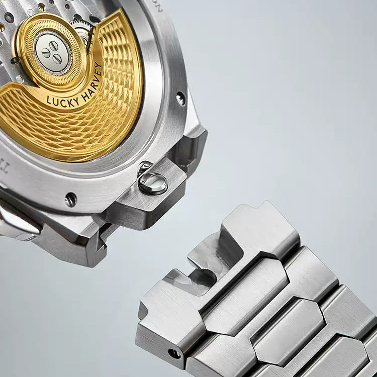 【Contact Customer Service】Wheat Ear Pattern Grade 5 Titanium Guilloché Chiming Watch 2.0