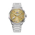 【Limited Edition 50pcs】Wheat Ear Pattern  Grade 5 Titanium Yellow Guilloché Chiming Watch 2.0