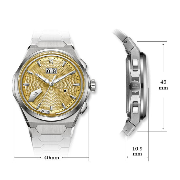 【Contact Customer Service】Wheat Ear Pattern Grade 5 Titanium Guilloché Chiming Watch 2.0