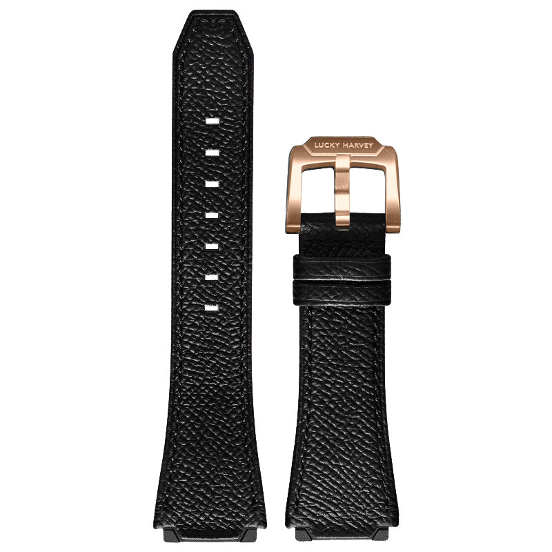 Chiming Watch Quick Release Replacement Genuine Leather Strap