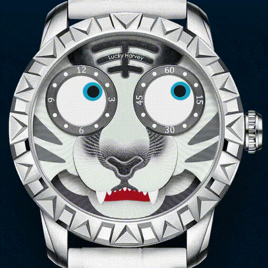 luminous tiger watch