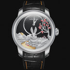 【Édition limitée 588 pièces】Montre automatique Silver Rabbit Nouvel An chinois 2023 Luminous Lucky Harvey