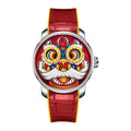 LUCKY HARVEY Red Lion Watch Front View