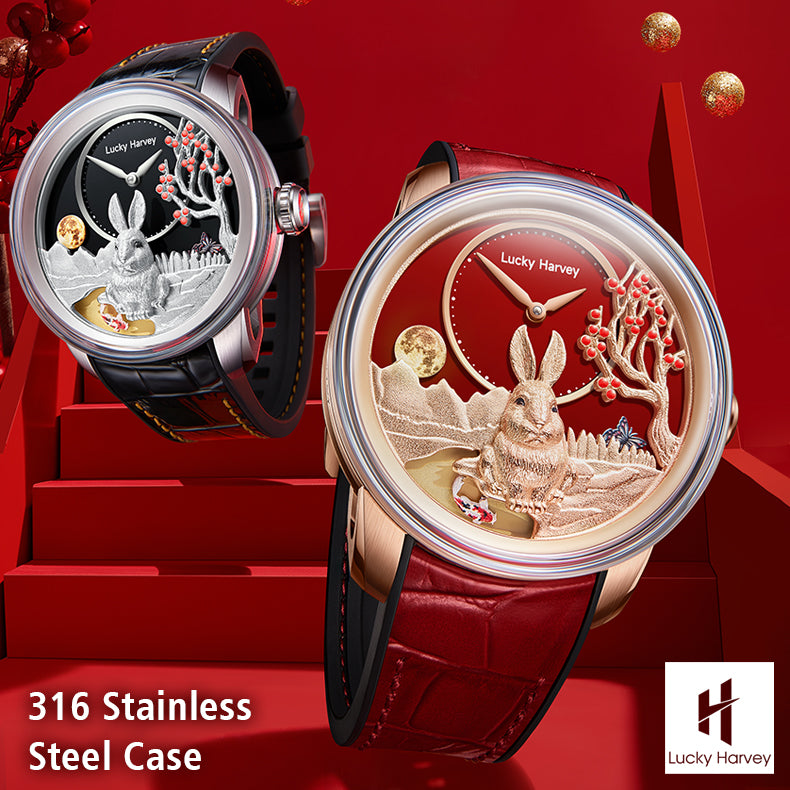 【Limited Edition 388PCS】Gold Rabbit Automatic Watch Chinese New Year 2