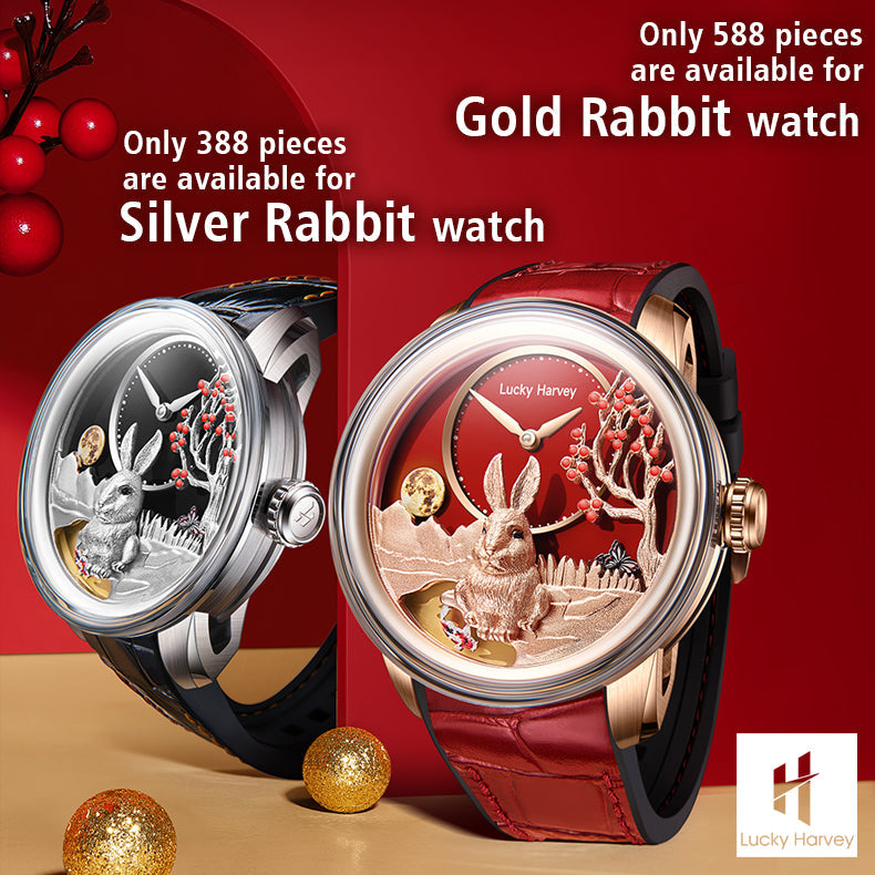 Silver Rabbit watch and Gold Rabbit WATCH